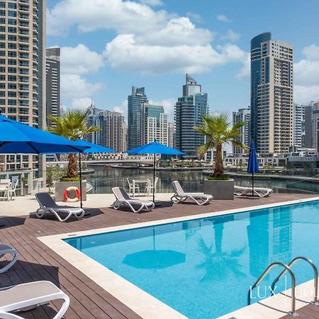 Lux - Contemporary Suite With Full Marina View Дубай Екстер'єр фото