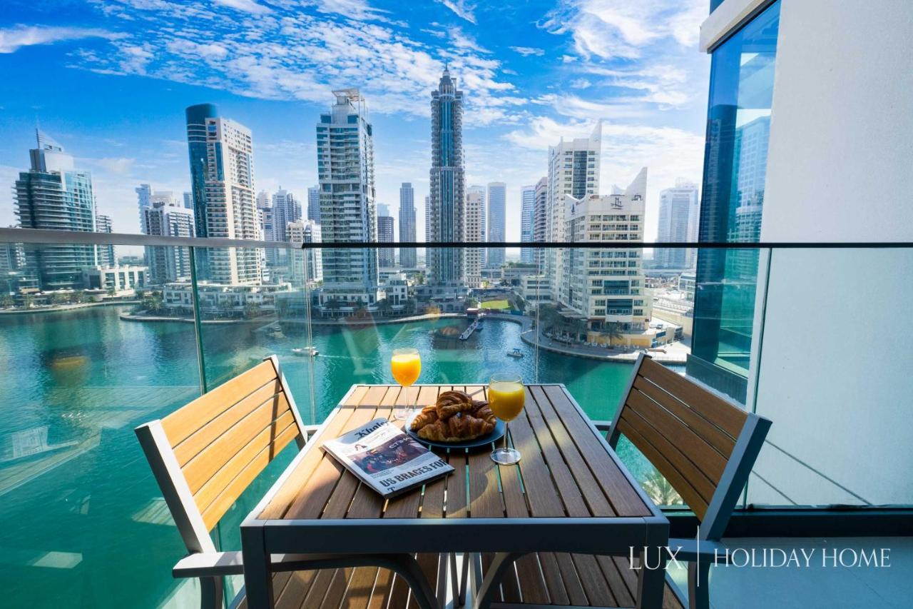 Lux - Contemporary Suite With Full Marina View Дубай Екстер'єр фото