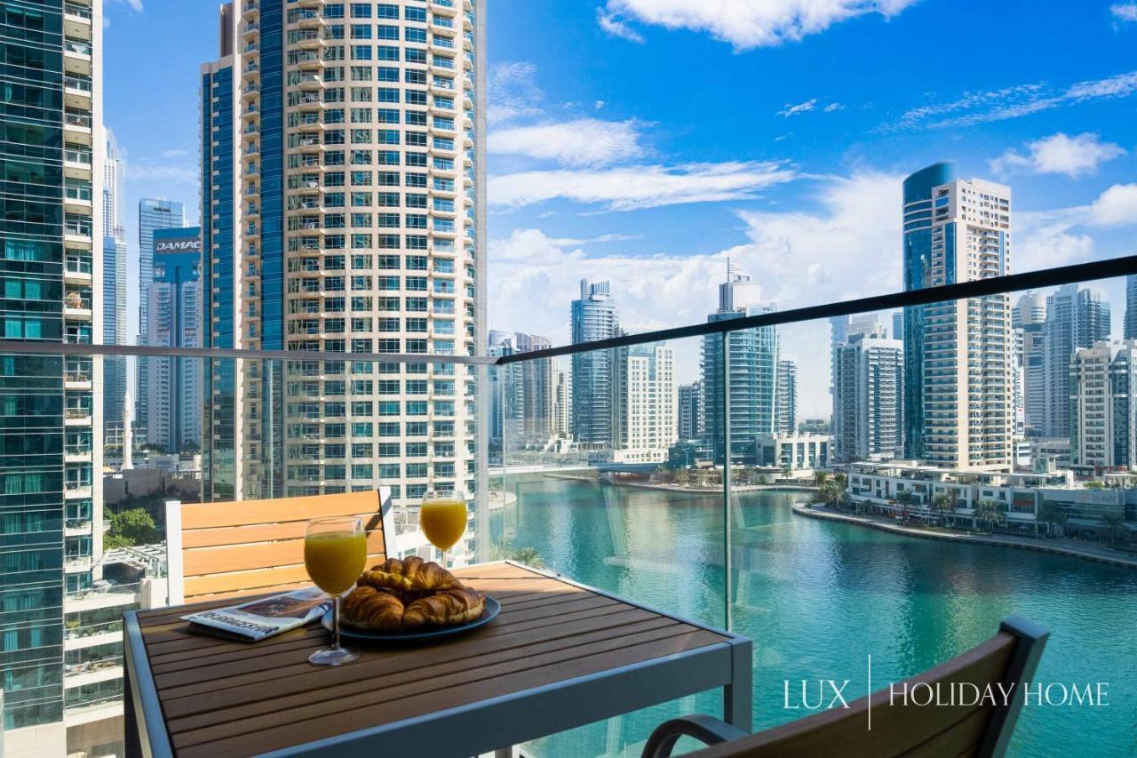 Lux - Contemporary Suite With Full Marina View Дубай Екстер'єр фото