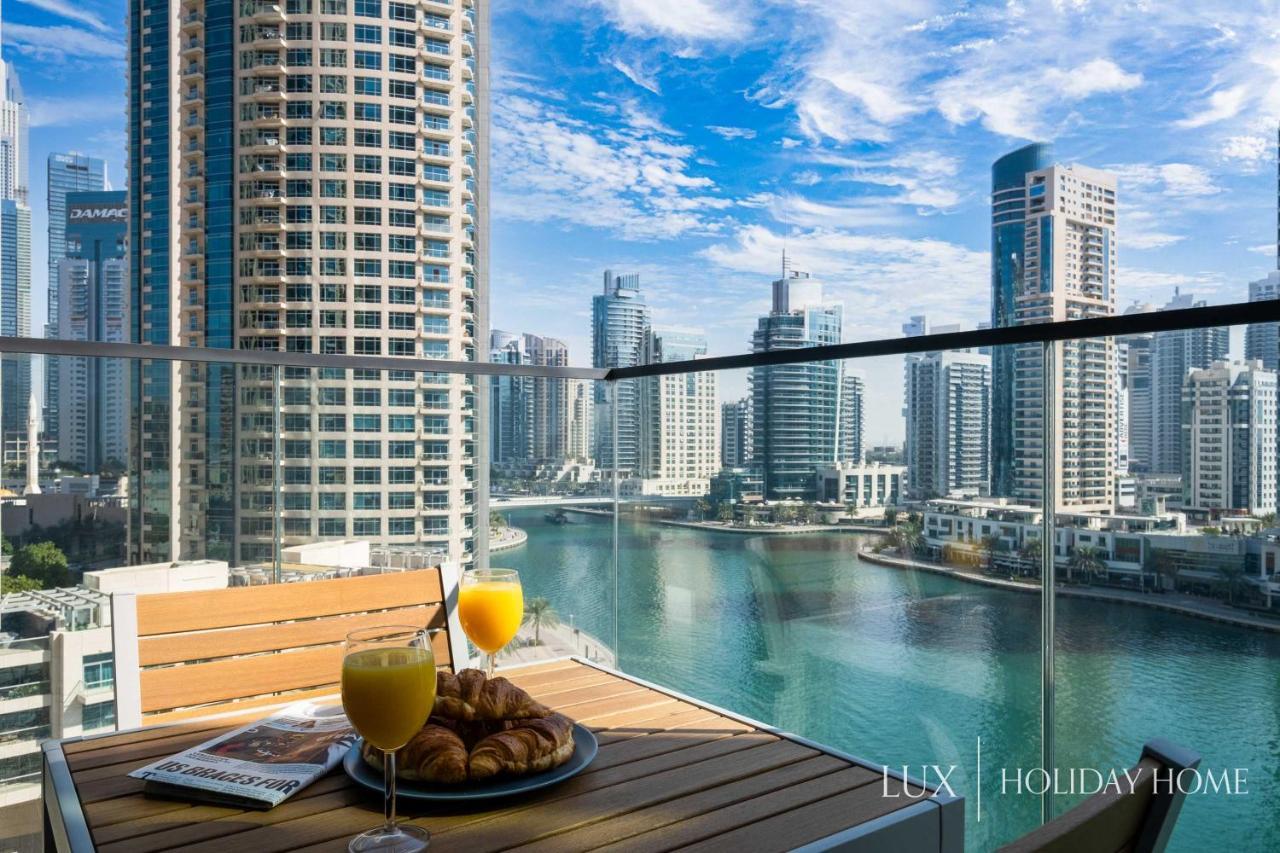 Lux - Contemporary Suite With Full Marina View Дубай Екстер'єр фото