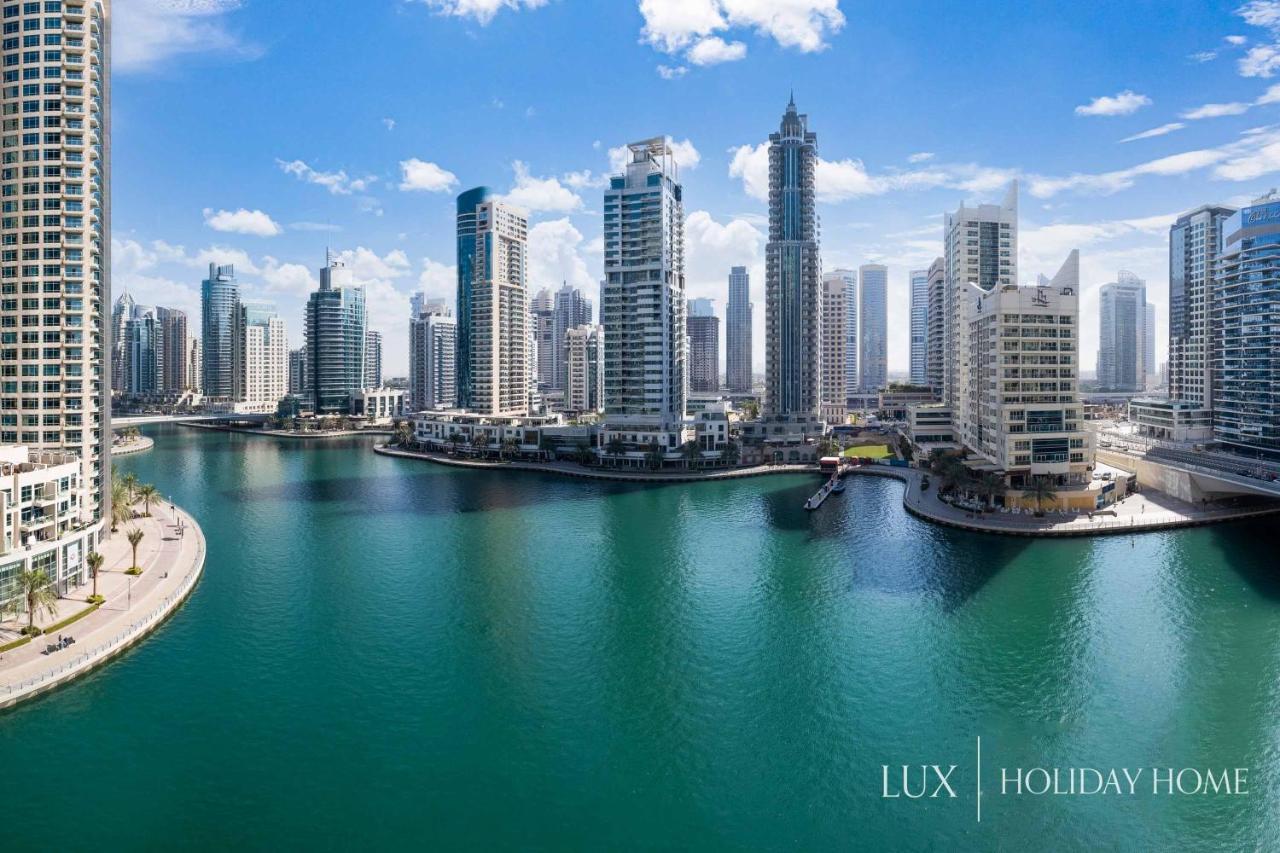 Lux - Contemporary Suite With Full Marina View Дубай Екстер'єр фото