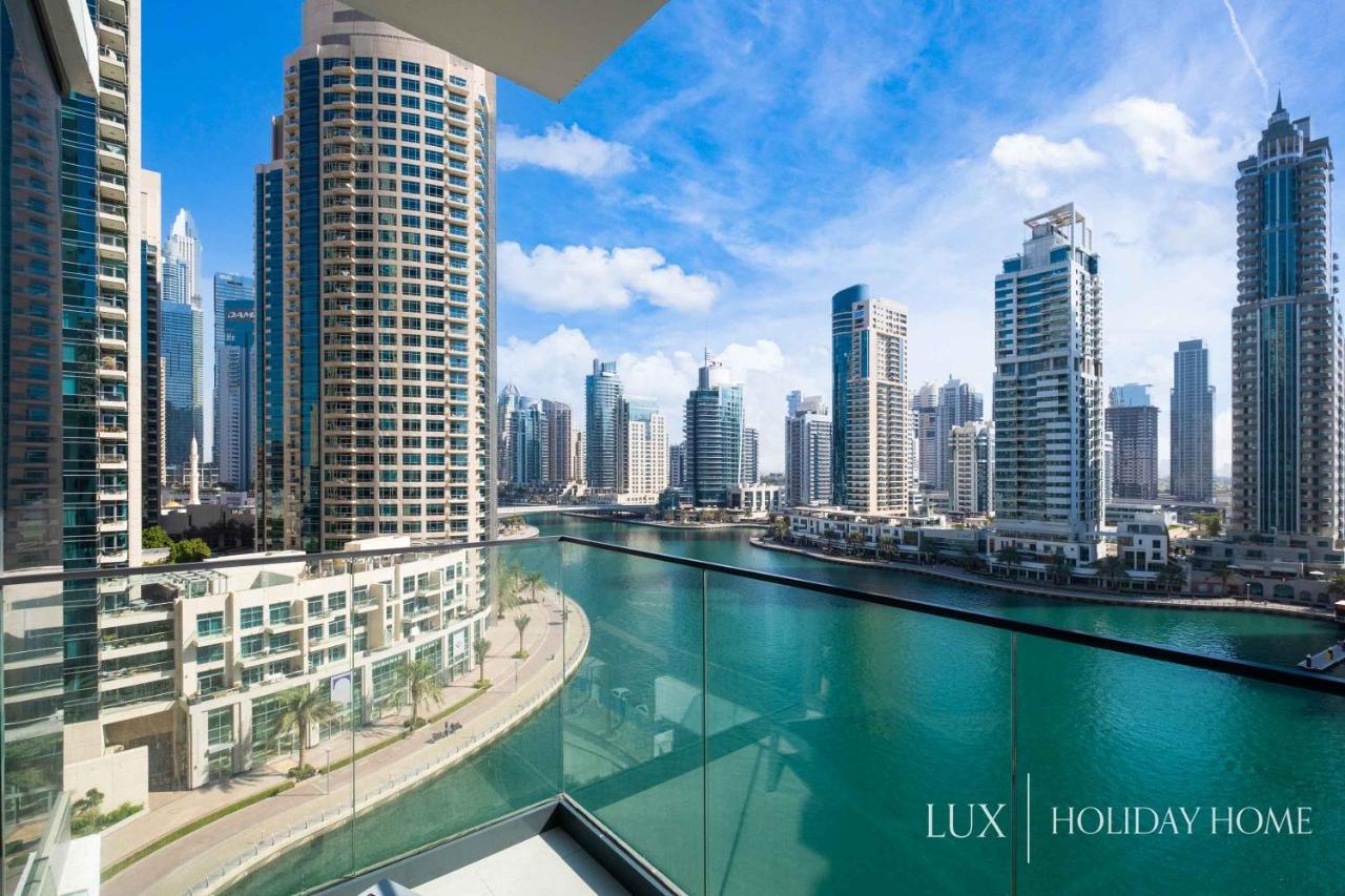 Lux - Contemporary Suite With Full Marina View Дубай Екстер'єр фото