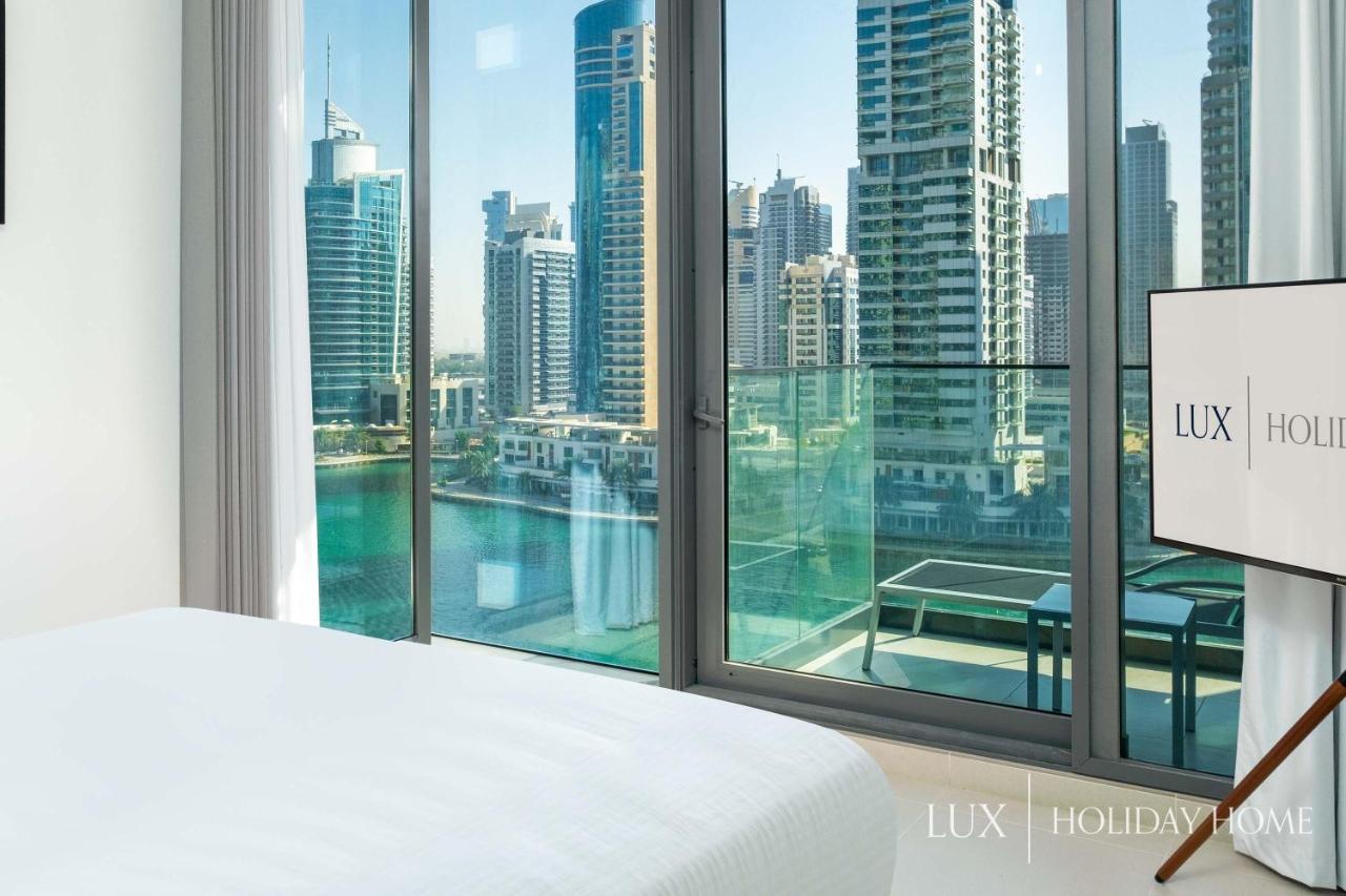 Lux - Contemporary Suite With Full Marina View Дубай Екстер'єр фото