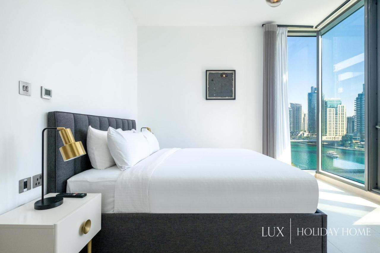 Lux - Contemporary Suite With Full Marina View Дубай Екстер'єр фото