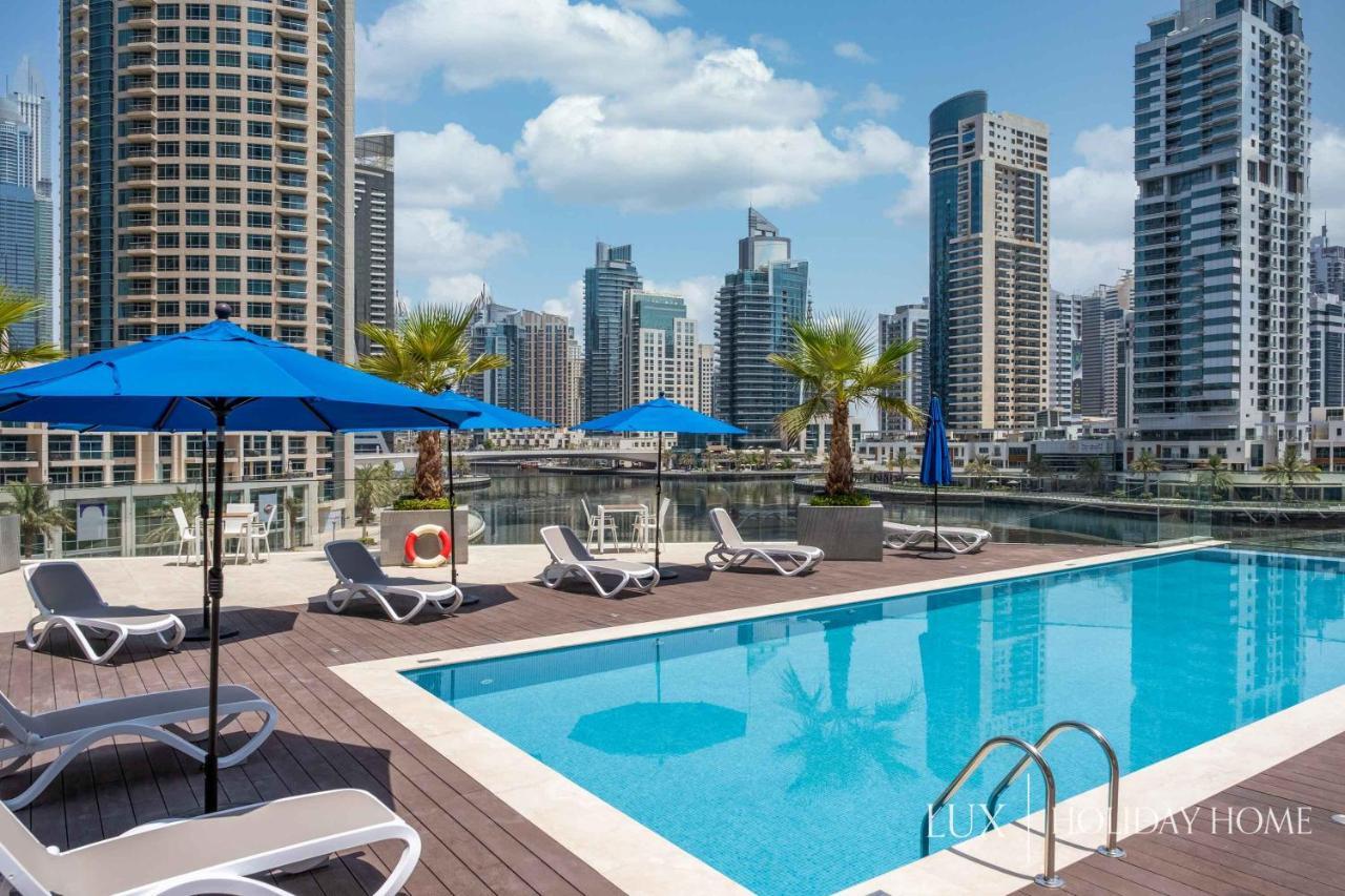 Lux - Contemporary Suite With Full Marina View Дубай Екстер'єр фото
